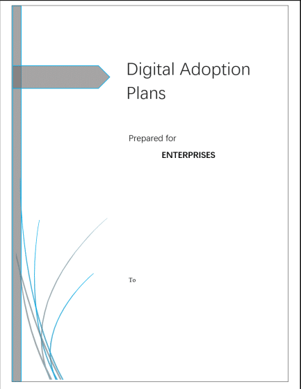 DIGITAL ADOPTION PLAN FOR ENTERPRISES